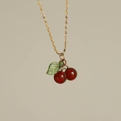 Bing Cherry Necklace - Pura Jewels