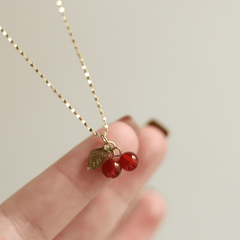 Bing Cherry Necklace - Pura Jewels
