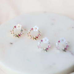 Butterfly Floral Earrings