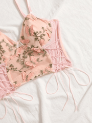 Butterfly Embroidery Top - Pura Jewels