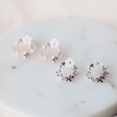 Butterfly Floral Earrings