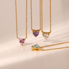 Frost Heart Necklace - Pura Jewels
