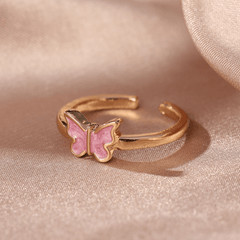 Blush Butterfly Ring - Pura Jewels