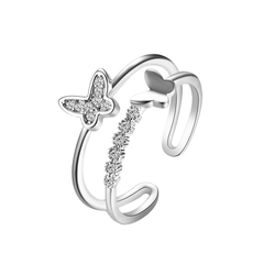 Butterfly Effect Ring Adjustable - Pura Jewels