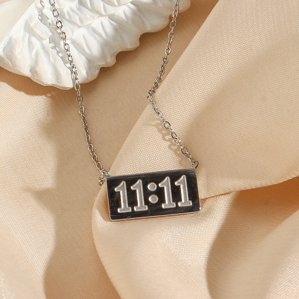 Angel Number 11:11 Necklace - Pura Jewels