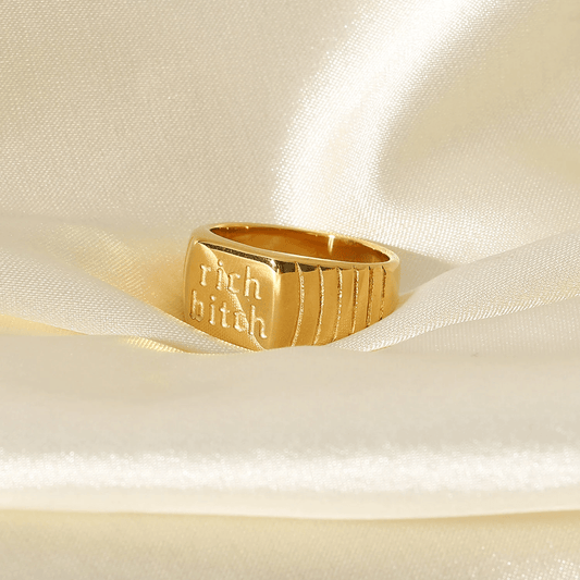 Rich B*tch Ring - Pura Jewels