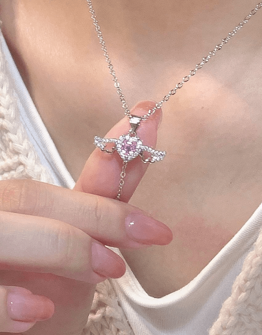 Cupid's Heart Necklace - Pura Jewels