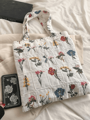 Blooming Beauty Embroidered Shoulder Bag - Pura Jewels