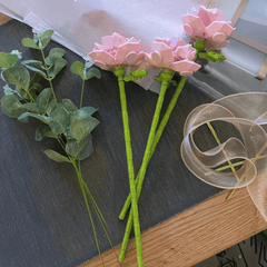 DIY Pink Passion Block Bouquet - Pura Jewels