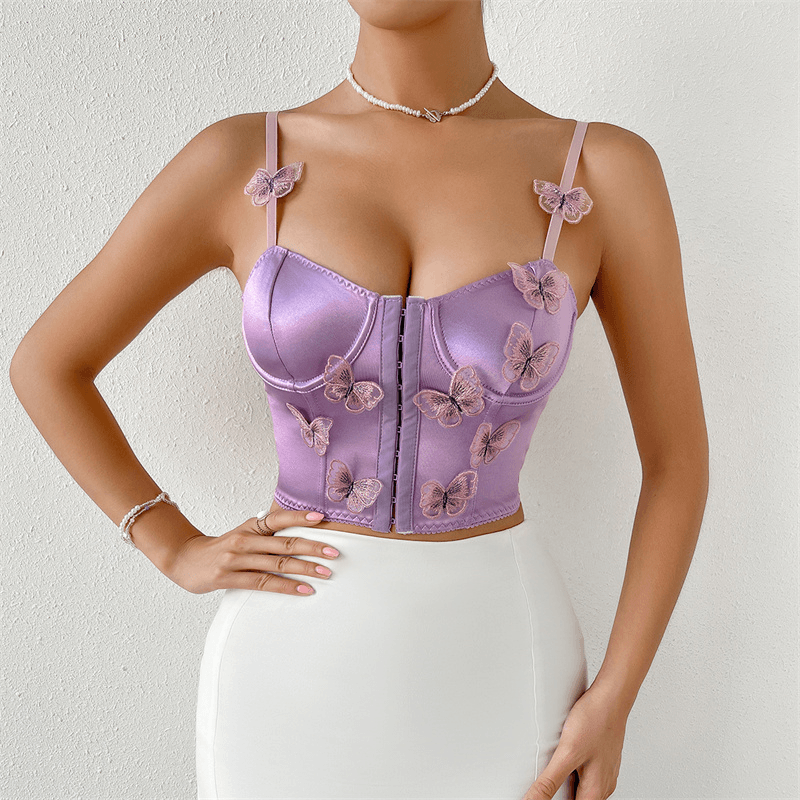 Lavender Butterfly Corset - Pura Jewels