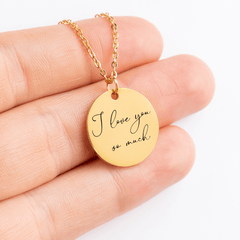 Custom Handwritten Pendant - Pura Jewels