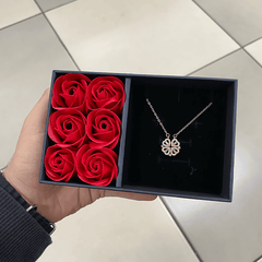 Lucky Clover Heart Necklace