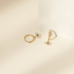 Evil Eye Earrings - Pura Jewels