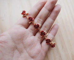 Dozen Red Rose Bracelet - Pura Jewels