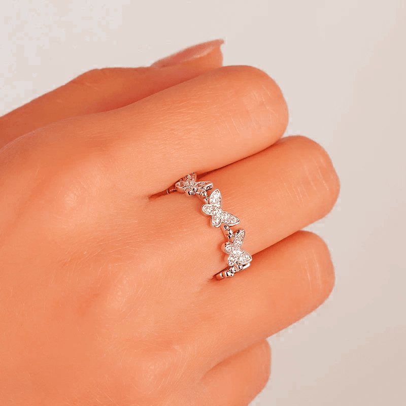 Butterfly Crown Ring - Pura Jewels