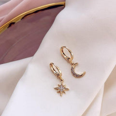 Star & Moon Earrings - Pura Jewels